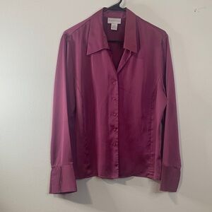 Worthington Deep pink/purple Blouse